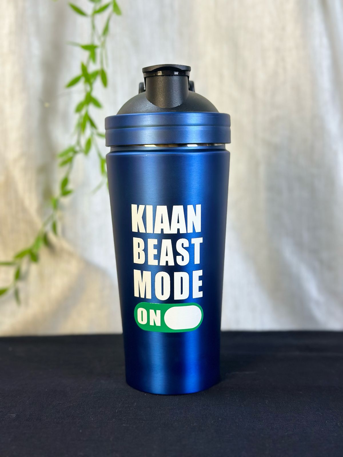 Hozzby Stainless Steel Beast Mode Unleash Your Name Gym Shaker