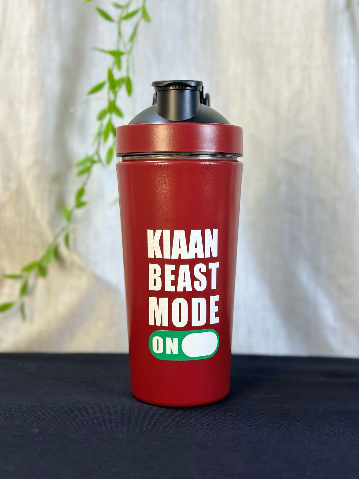 Hozzby Stainless Steel Beast Mode Unleash Your Name Gym Shaker