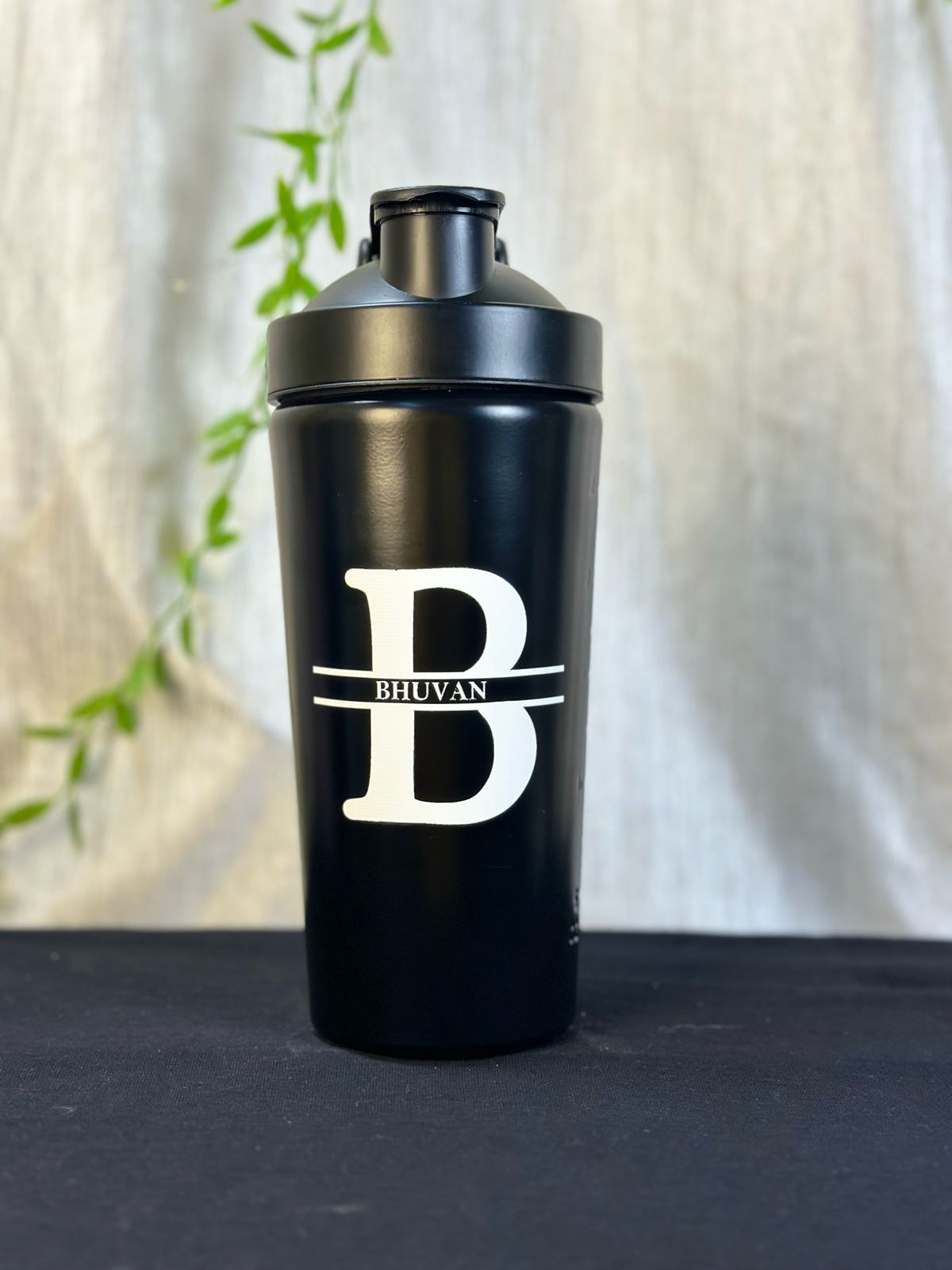 Hozzby Stainless Steel Intials Of You Gym Shaker