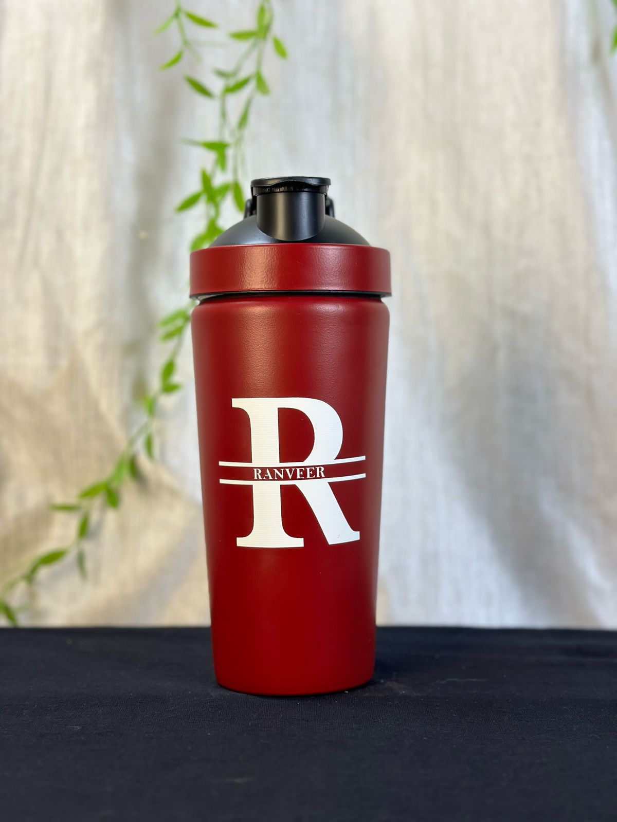 Hozzby Stainless Steel Intials Of You Gym Shaker