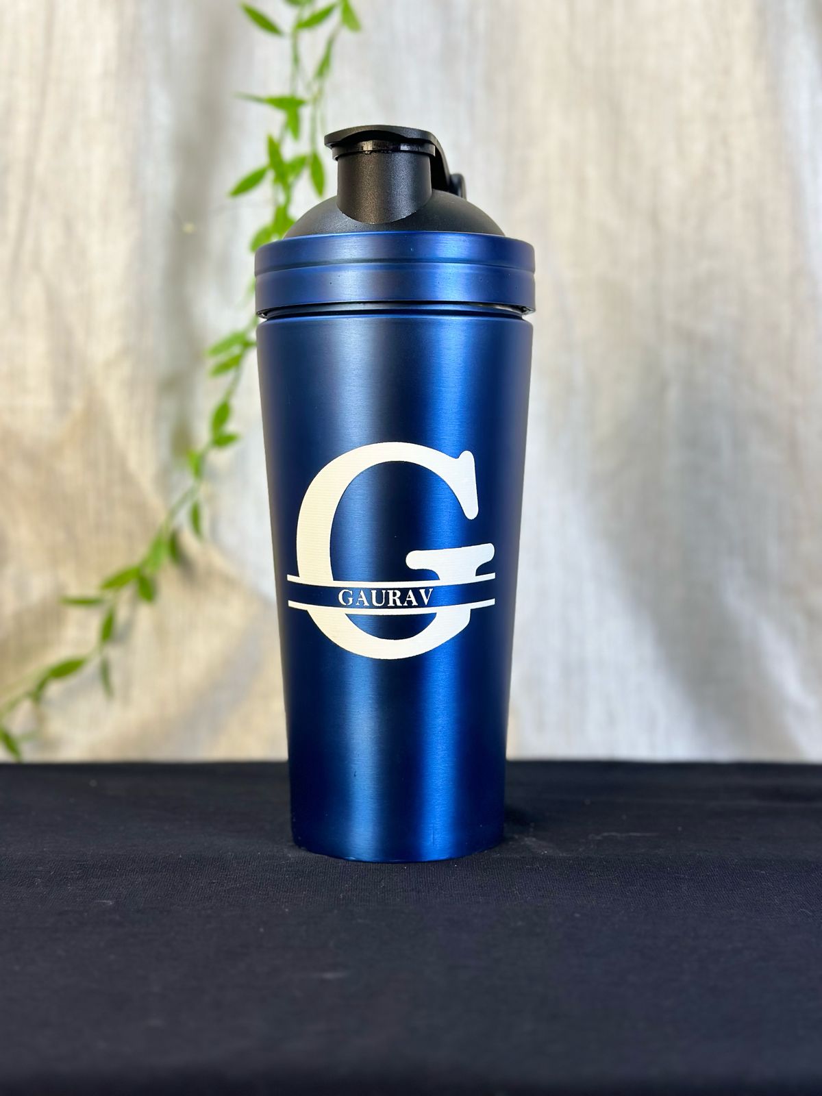 Hozzby Stainless Steel Intials Of You Gym Shaker