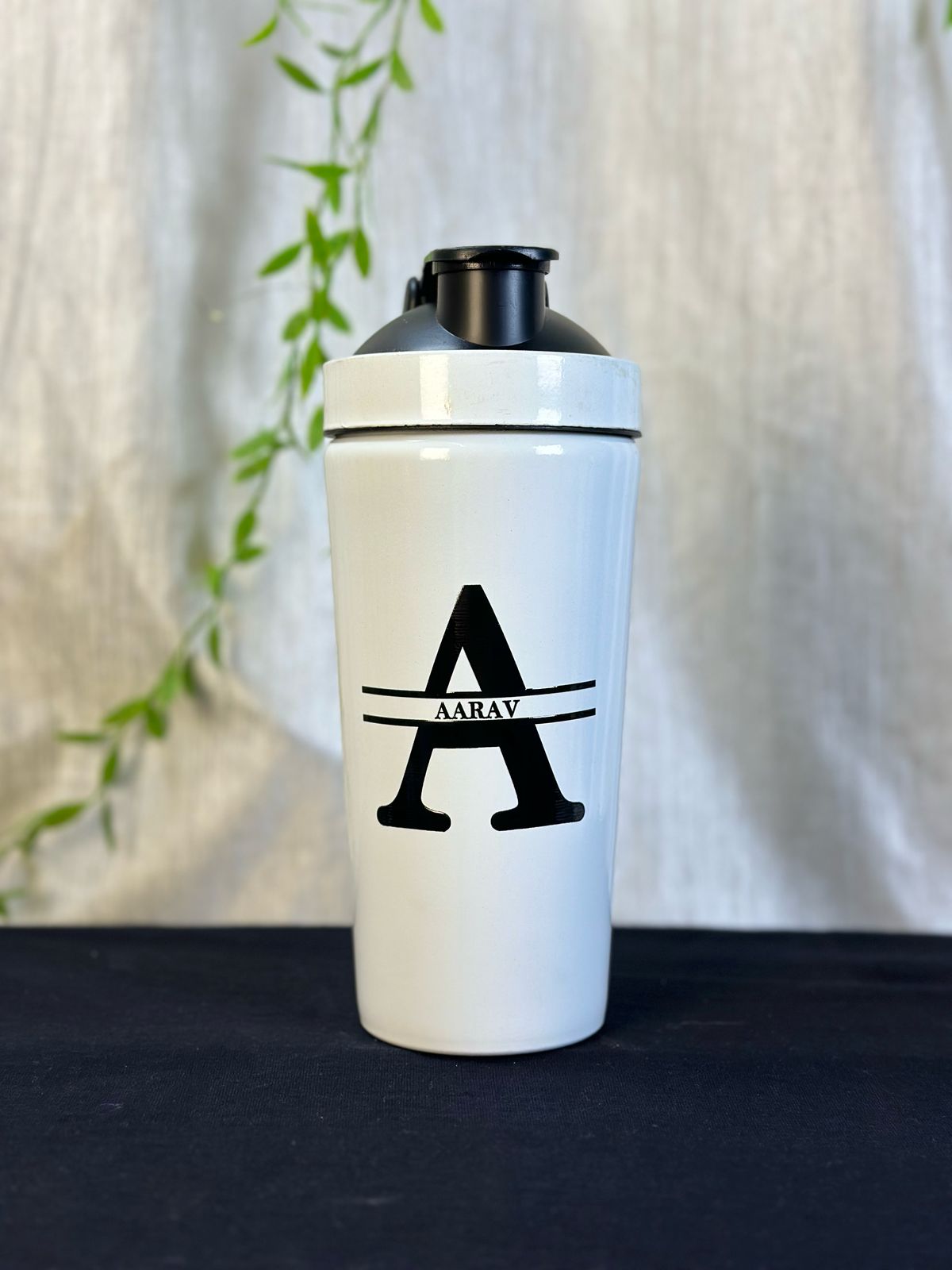 Hozzby Stainless Steel Intials Of You Gym Shaker