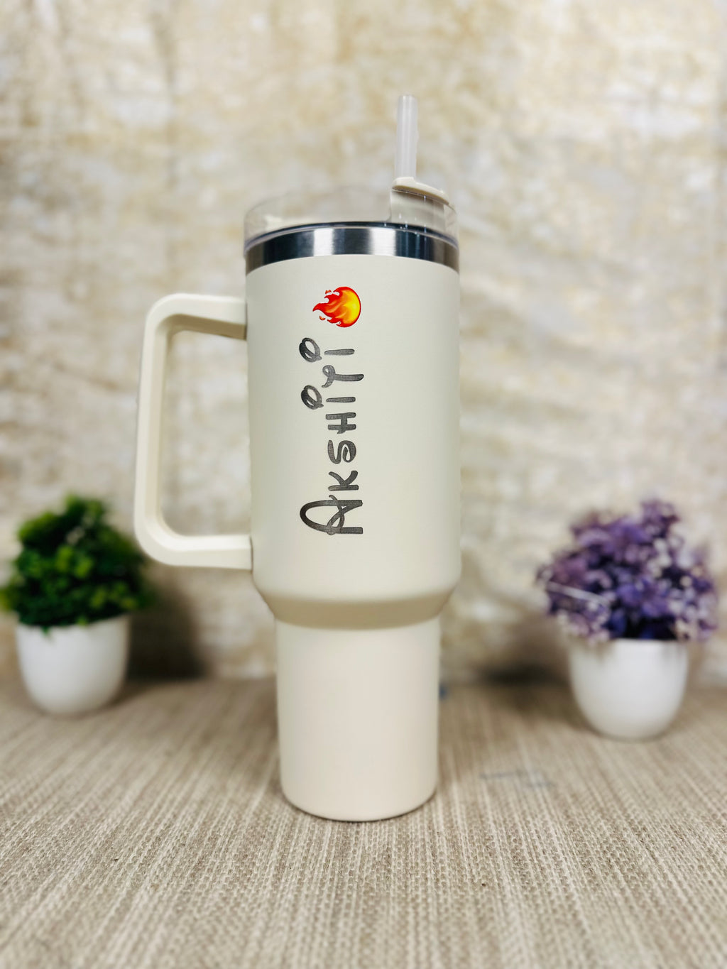 Personalized Stainless Steel 1200 ML Stainley Inspired  Tumbler Multicolor