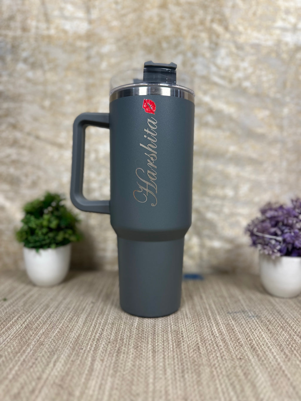 Personalized Stainless Steel 1200 ML Stainley Inspired  Tumbler Multicolor