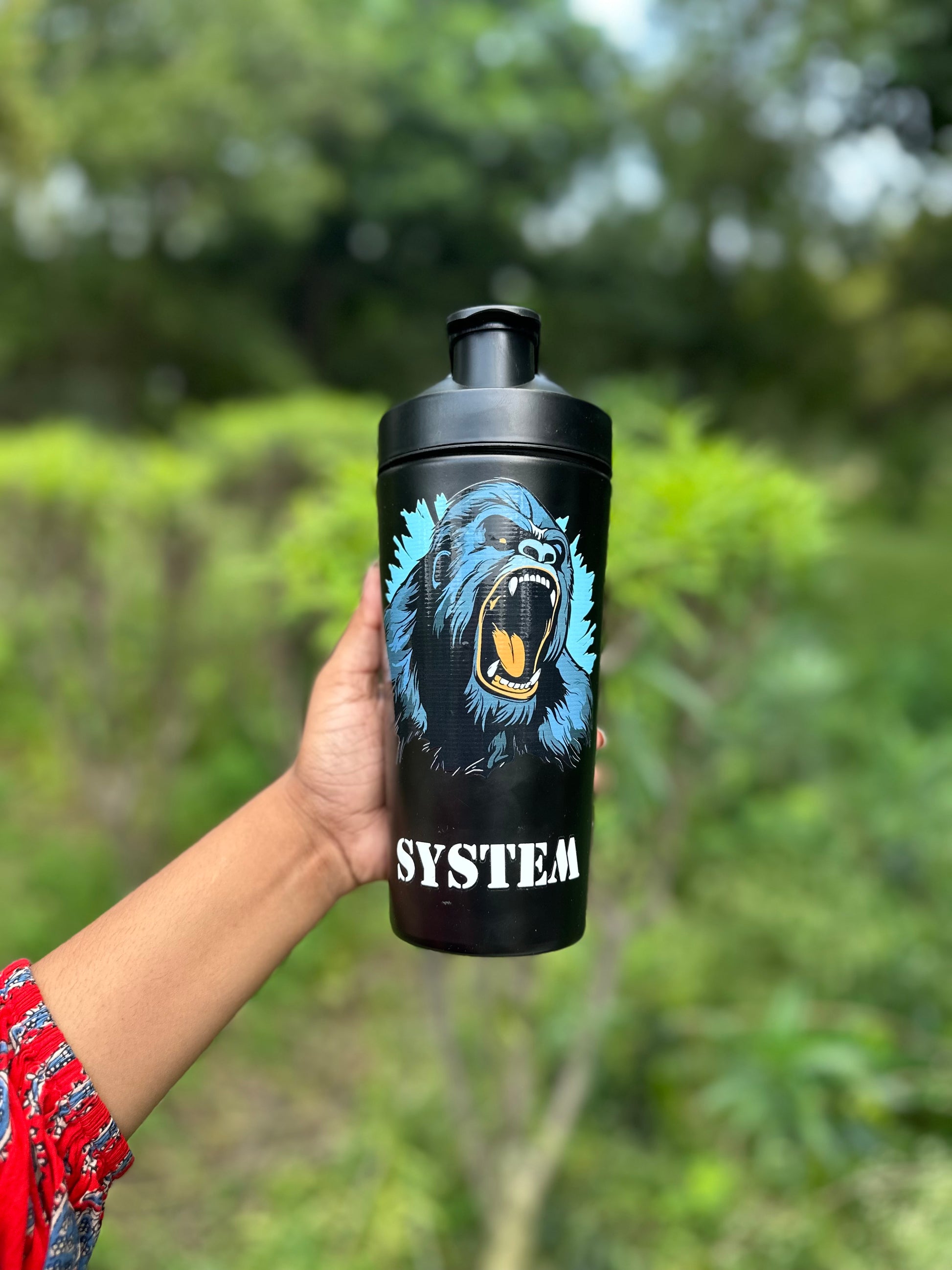 Personalized Unleash beast Mode Stainlesss Steel Gym Shaker 750 ML
