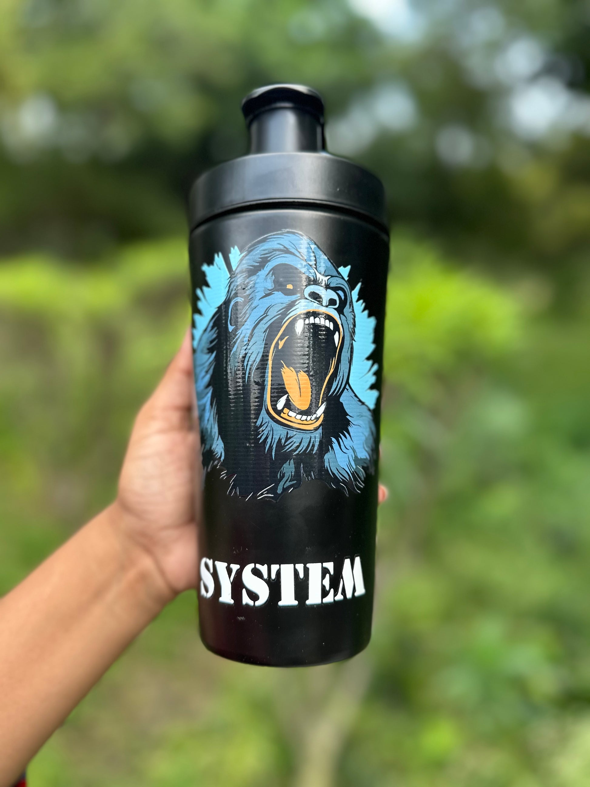 Personalized Unleash beast Mode Stainlesss Steel Gym Shaker 750 ML