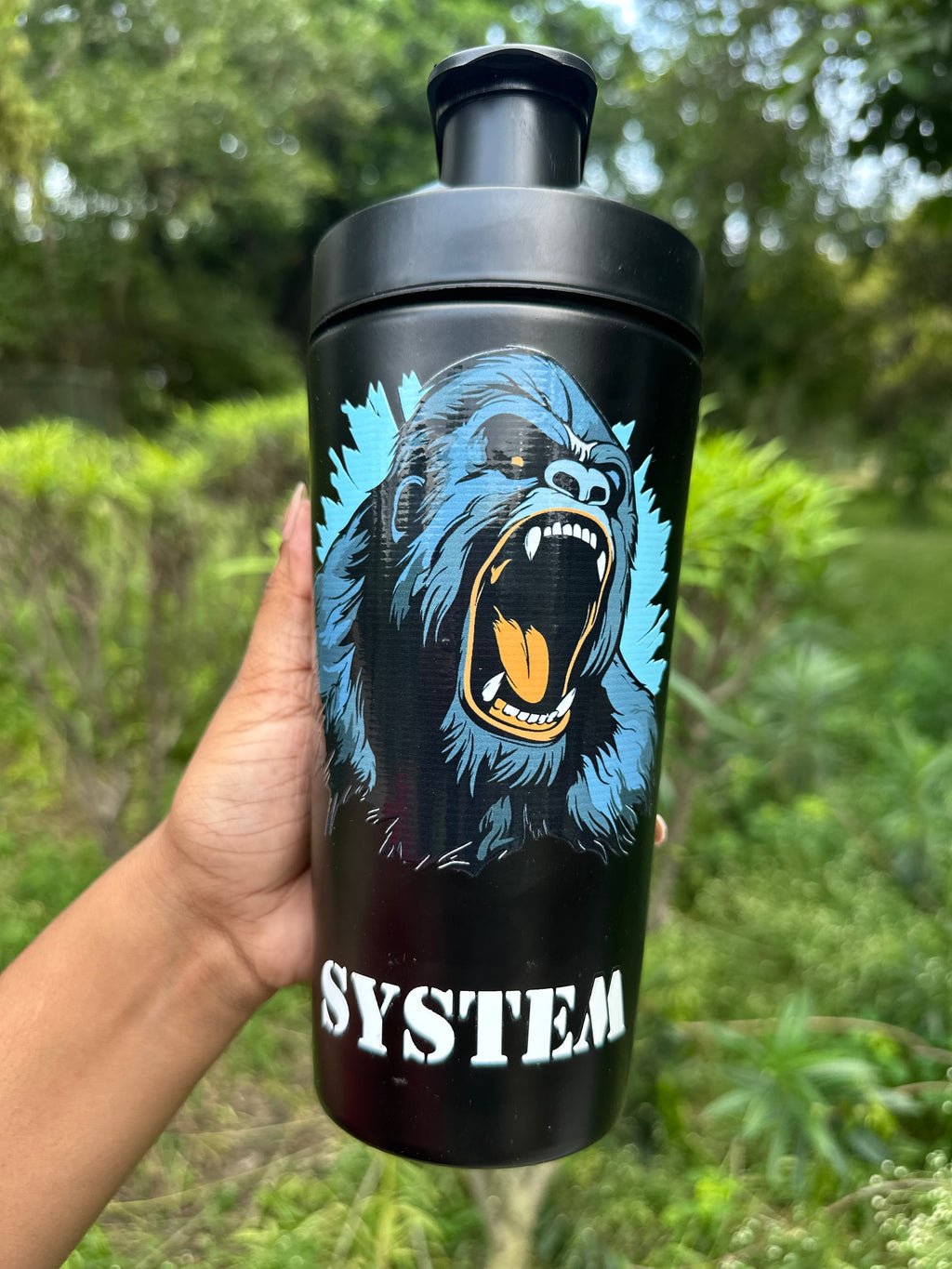 Personalized Unleash beast Mode Stainlesss Steel Gym Shaker 750 ML