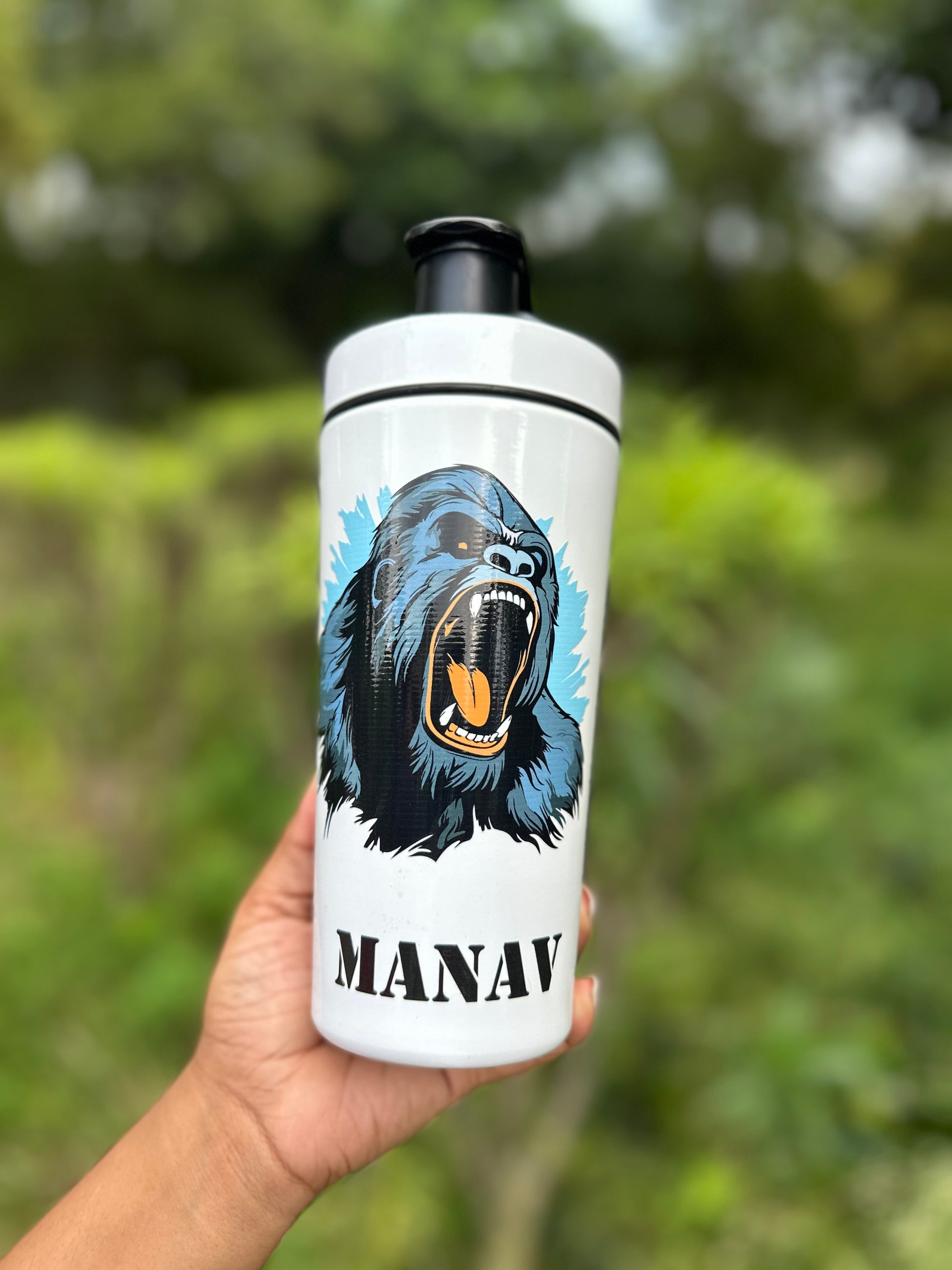 Personalized Unleash beast Mode Stainlesss Steel Gym Shaker 750 ML