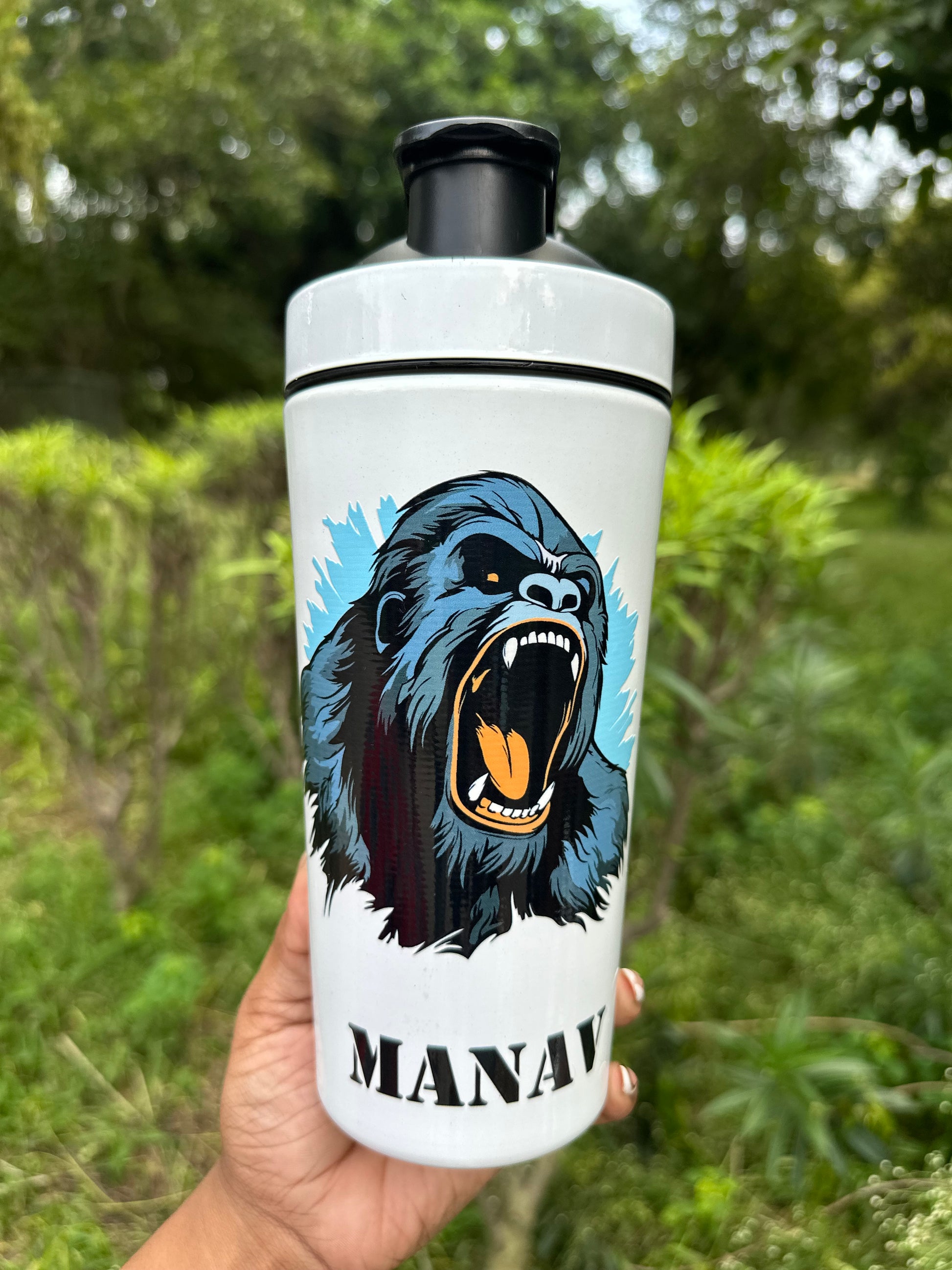 Personalized Unleash beast Mode Stainlesss Steel Gym Shaker 750 ML