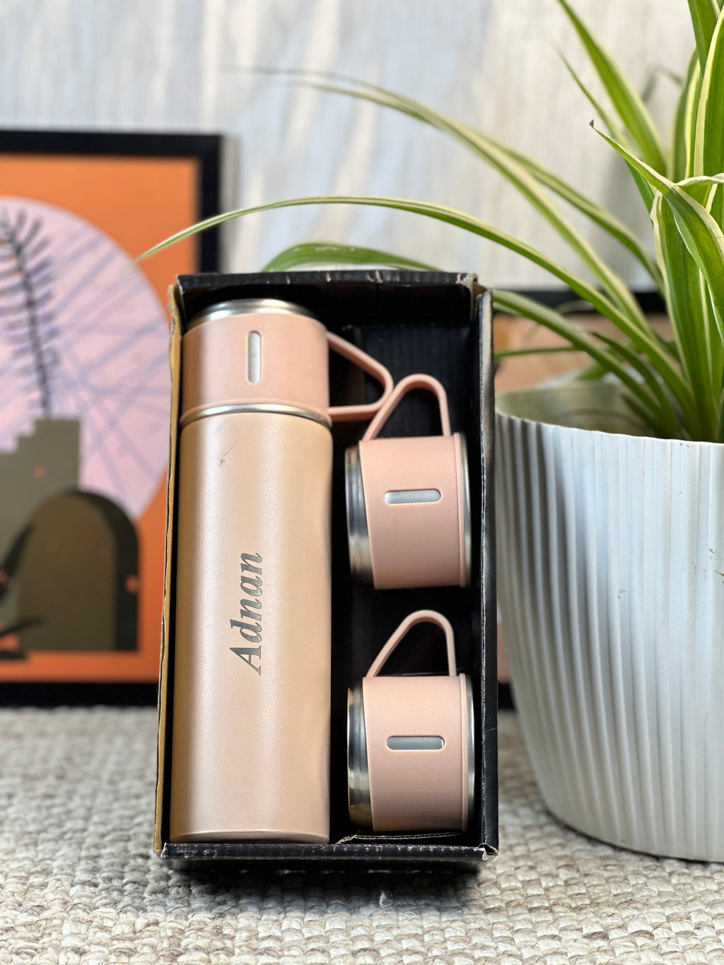 Personalized  Vacuum Flask Gift Set   ( 500 Ml )