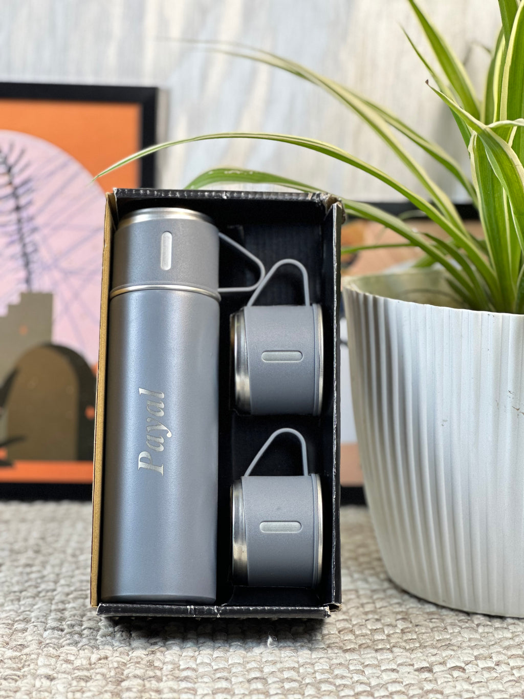 Personalized  Vacuum Flask Gift Set   ( 500 Ml )