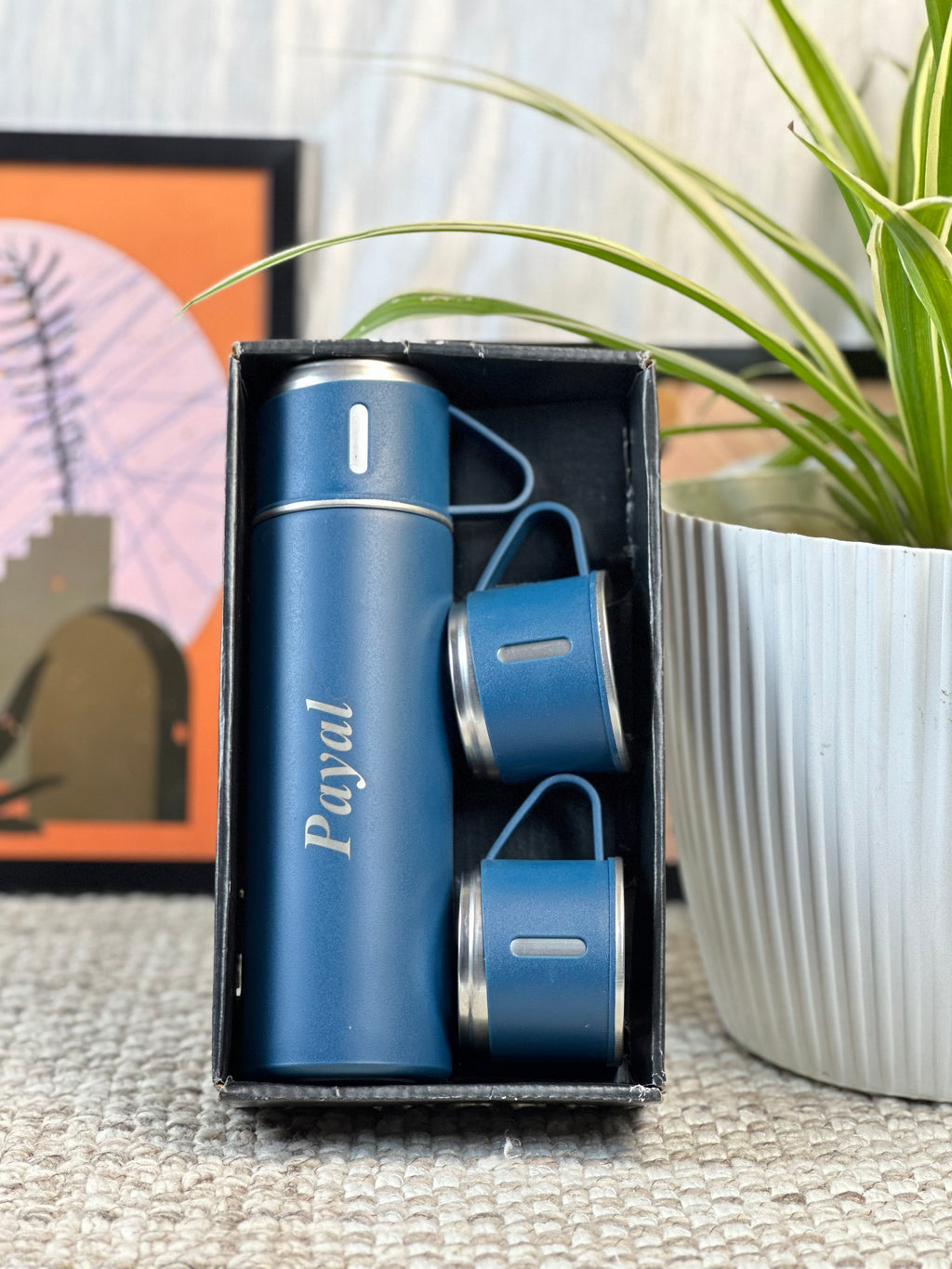 Personalized  Vacuum Flask Gift Set   ( 500 Ml )