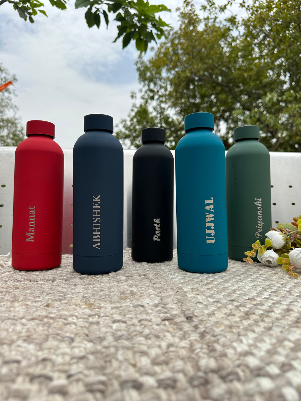 Matte Finish Customised Hot & Cold Water Bottle | 500 ml | Multicolour With Cod Available