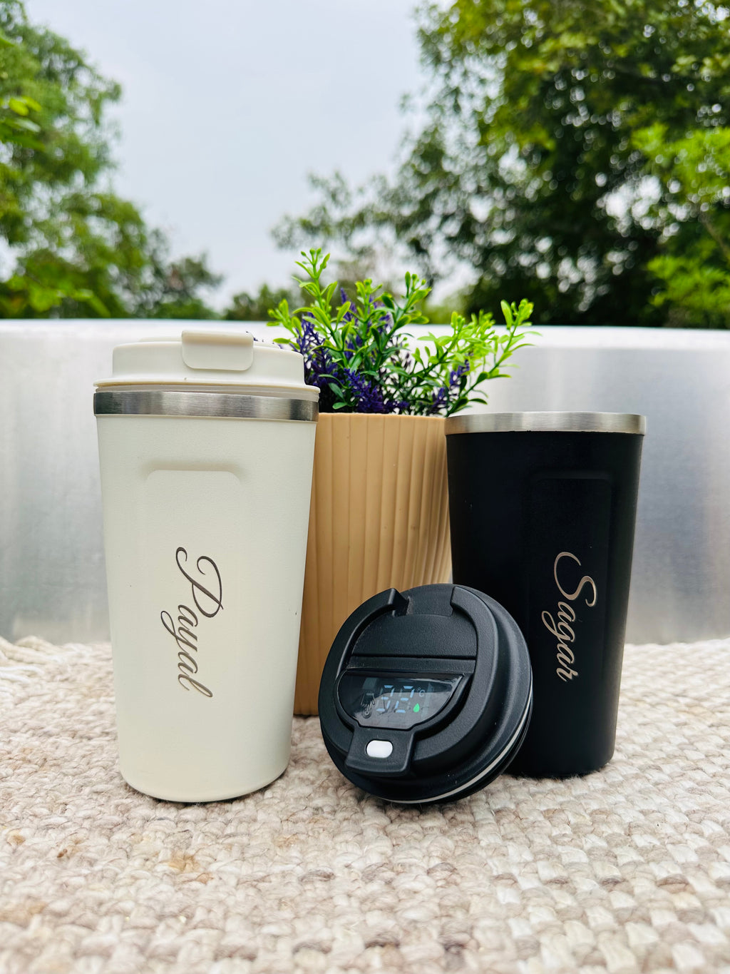 Personalized Stainless Stell Temperature Mug 510 ML ( Hot & Cold )