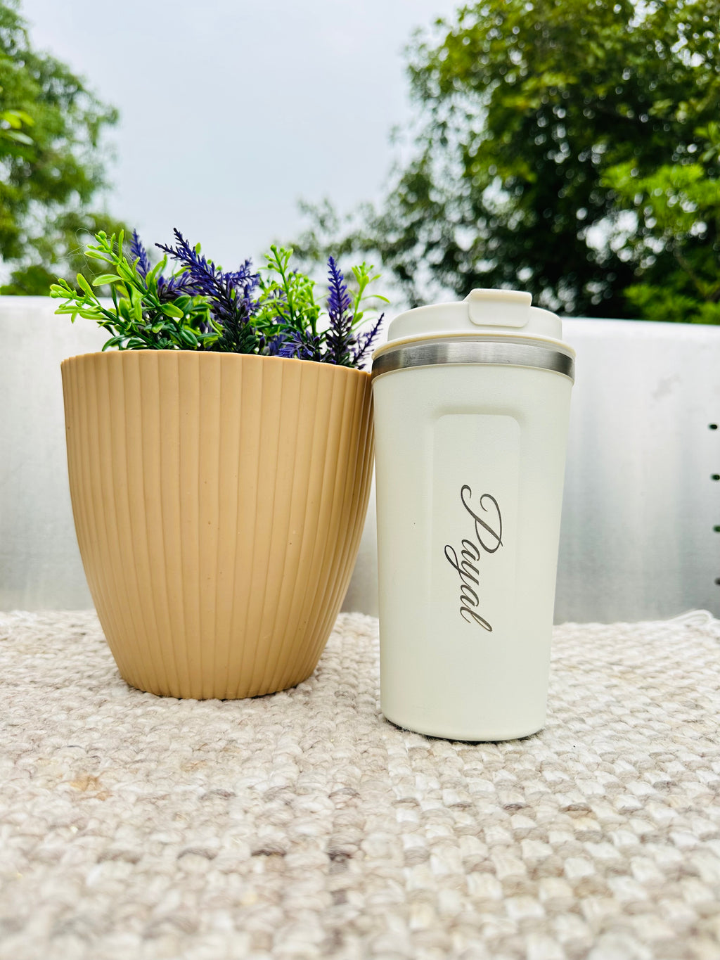 Personalized Stainless Stell Temperature Mug 510 ML ( Hot & Cold )