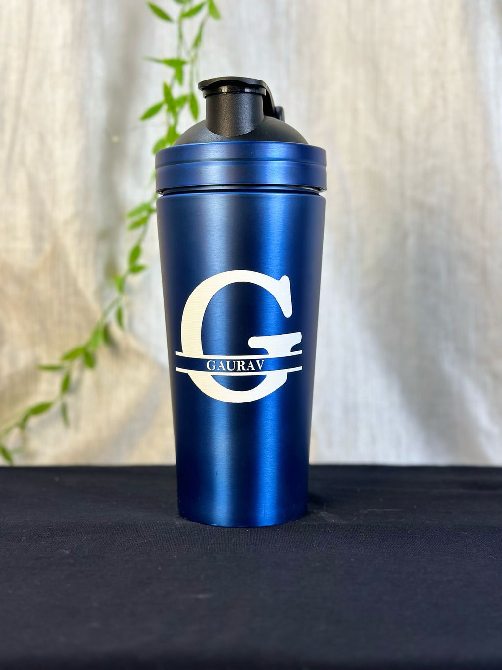 Hozzby Stainless Steel Intials Of You Gym Shaker