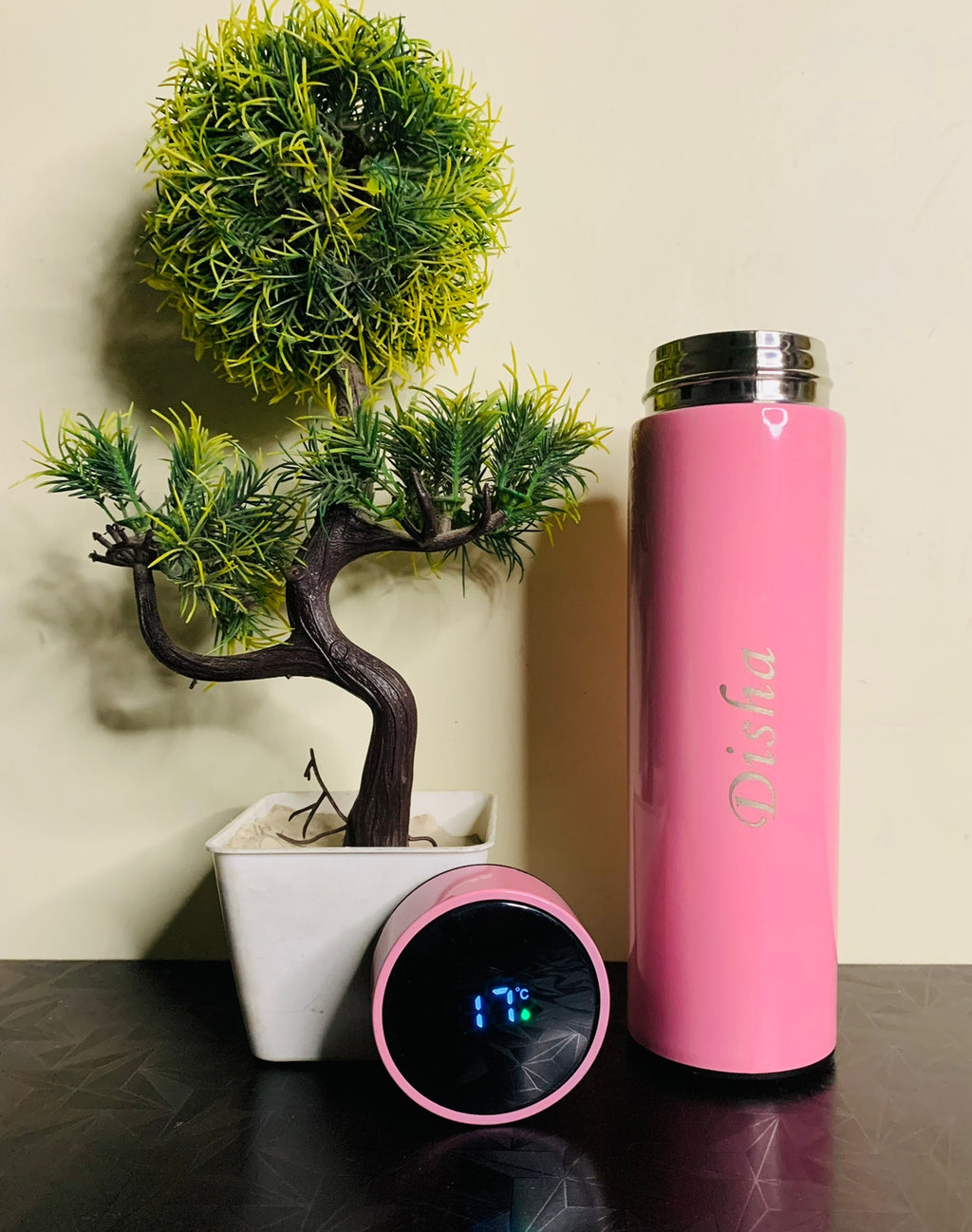 Personalised Stainless Steel Temperature Bottle | 6-8 hours hot cold water | Shop Now