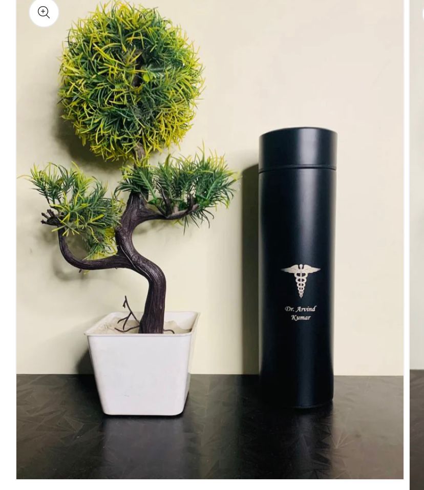 Personalised Stainless Steel Temperature Bottle | 6-8 hours hot cold water | Shop Now